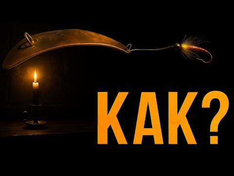 Видео: делаем #БЛЕСНУ, берём и ЛОВИМ в отвес 👍