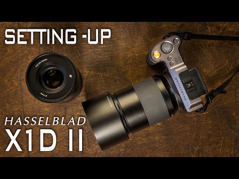 Видео: Настройка камеры Hasselblad X1D II 50C среднего формата для студийной портретной съёмки