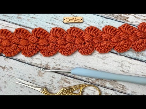 Видео: Широкая двусторонняя тесьма крючком.