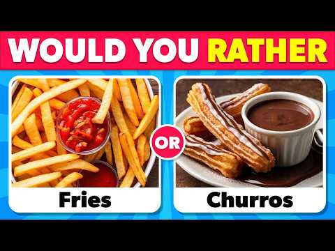 Видео: Что бы вы предпочли...? 🍟🍧 Выпуск «Сладкое против соленого» 🍨 «Сладкое и соленое» 🍔