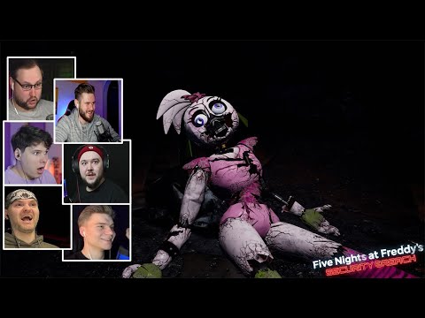 Видео: Реакция Летсплейщиков на Разрушение Чики в Five Nights at Freddy’s Security Breach