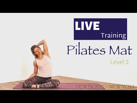 Видео: Пилатес. Pilates Mat / Без оборудования / Для подготовленных. Level 2 | Nadin Zhuk