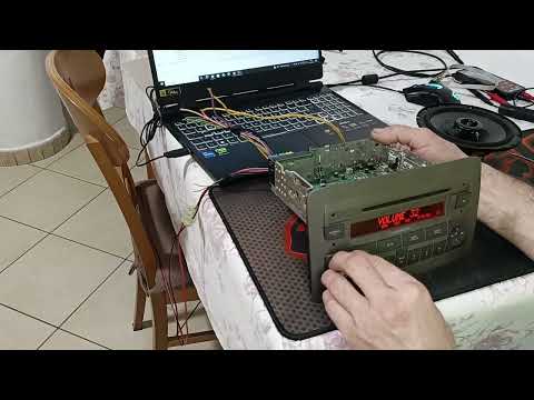 Видео: Автомагнитола BLAUPUNKT FIAT  (CANCHECK) при включении