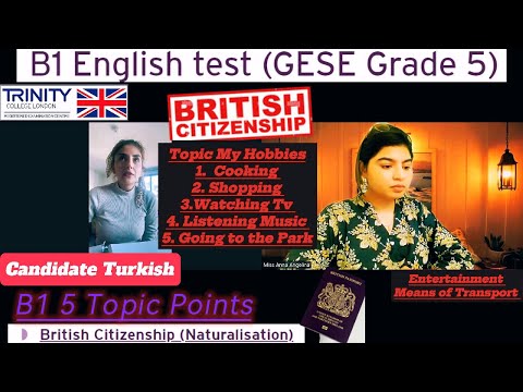 Видео: Тест по английскому языку B1 (GESE, 5 класс) | Британское гражданство SELT | Тринити-колледж Лонд...