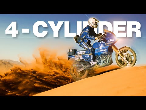 Видео: Когда Yamaha взяла 4-цилиндровый супербайк на Дакар!