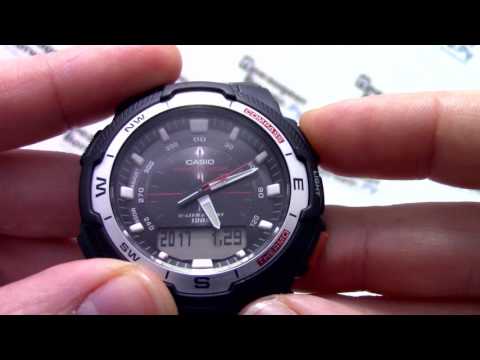 Видео: Часы Casio Outgear SGW-500H-1B [SGW-500H-1BER] - Инструкция, как настроить от PresidentWatches.Ru