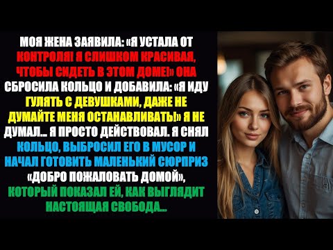Видео: Моя жена заявила: «Я устала от контроля! Я слишком красива, чтобы сидеть взаперти в этом доме!».
