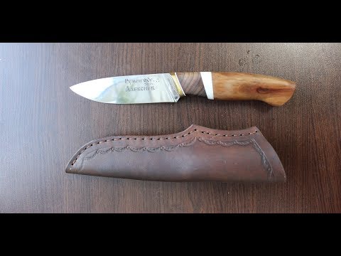 Видео: Knife Making : Hunting knife for Румен Алексиев.