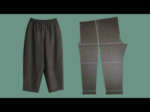 Видео: Изготовление брюк с эластичным поясом, которые сможет носить каждый.