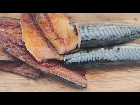 Видео: Скумбрия вяленая! Простой,вкусный,а главное быстрый рецепт приготовления!
