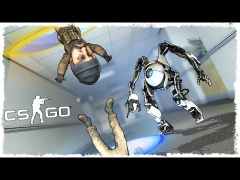 Видео: ПОРТАЛ И GLaDOS МАННЬКИ В CS:GO?!