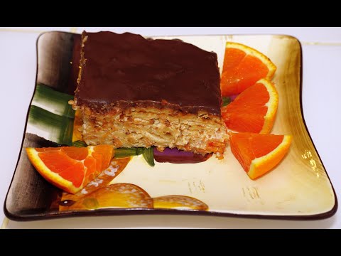 Видео: Торт из мацы     Matzo cake