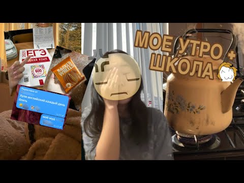 Видео: МОЁ УТРО + ШКОЛА | мини-влог