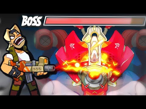 Видео: ПЕРВЫЙ БОСС НАДЕРЕМ ЗАДНИЦЫ ЭТИМ ИНОПЛАНЕТЯНАМ Bombastic Brothers #2