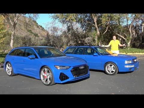 Видео: 2021 Audi RS6 Avant против 1994 Audi RS2 Avant: 25 лет быстрых универсалов