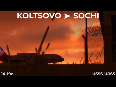 Видео: VATSIM ИВЕНТ Екатеринбург - Сочи A320 Fenix