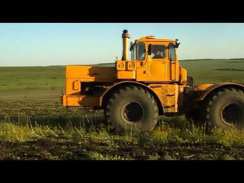 Видео: Трактор К-701 БДТ-7 дисковка