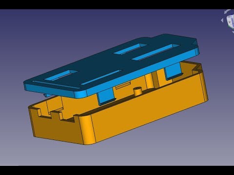 Видео: FreeCad Бокс на защёлках 2