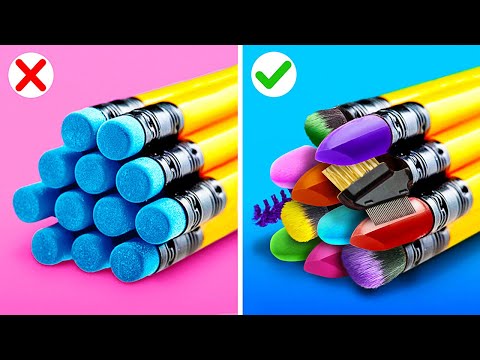 Видео: ВЕСЕЛЫЕ УЛОВКИ С МАКИЯЖЕМ! Женские проблемы и безумные ситуации в школе от 123 GO Like!