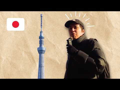 Видео: Прогулка до Skytree в Японии - Легкие японские новости