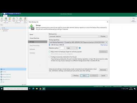 Видео: Veeam + VMware: пошаговая настройка резервного копирования (Backup Job) #Veeam #VMware #Backup #IT