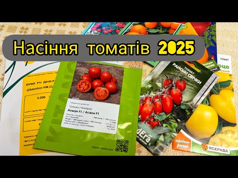 Видео: Насіння томатів, які обрали на 2025 рік. Чому саме ці гібриди