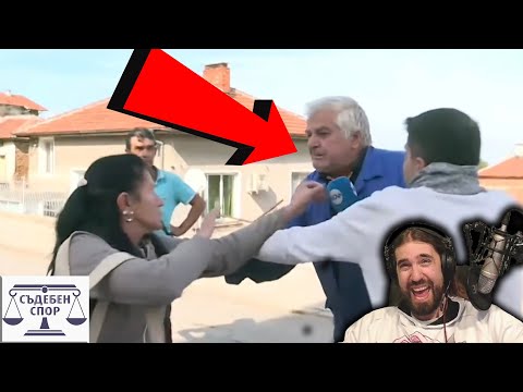 Видео: Луда БАБКА бива ПРЕБИТА от СЪСЕД!?