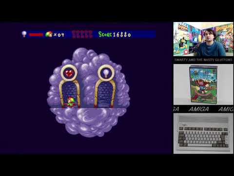 Видео: Smarty And The Nasty Gluttons для AMIGA - Полное Прохождение