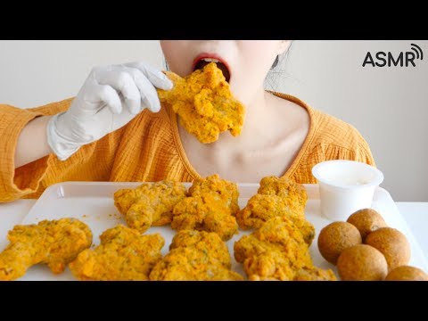 Видео: Prinkle Курица ест ASMR _ настоящий звук еды Mukbang еды