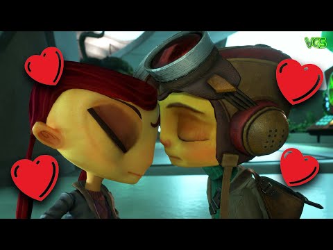 Видео: Психонавты 2 - Раз и Лили. Полный роман // Все сцены