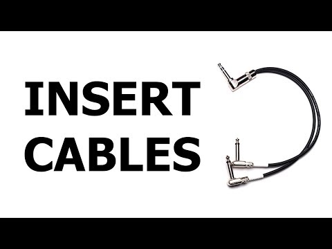 Видео: Вставные кабели для стерео