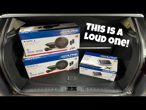 Видео: CCS Creative Car Sounds — Range Rover Evoque получает очень громкую акустику Alpine Type R и усов...