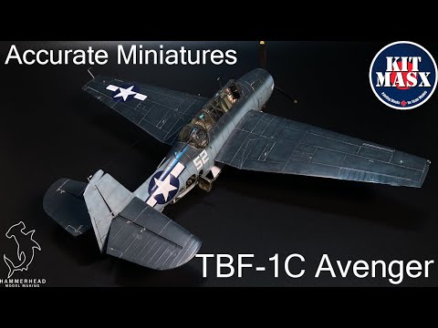 Видео: Accurate Miniatures 1/48 TBF-1C Avenger | Полная сборка