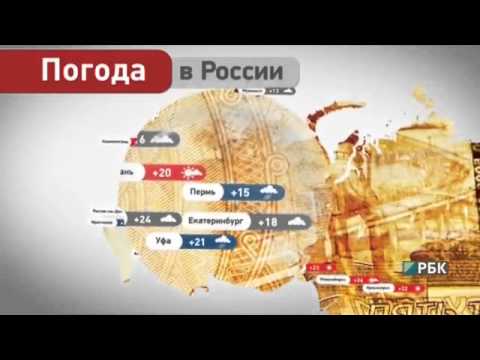 Видео: РБК ТВ Заставка, прогноз погоды, часы 09 2013 mp4 640x360