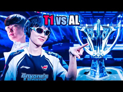 Видео: Смурф комментирует T1 - AL | Worlds 2025 четверть финал | Лига Легенд