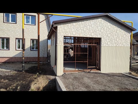 Видео: Подъëмно поворотные ворота часть 2.