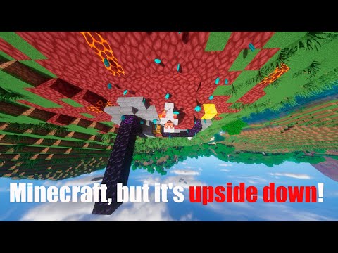 Видео: Майнкрафт, но он перевернутый! | Minecraft, but it's upside down!