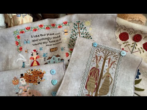 Видео: 27. Мои вышитые работы зимой 2023.
