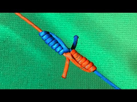 Видео: Правильный змеиный узел (Blood knot). Как надежно связать две лески