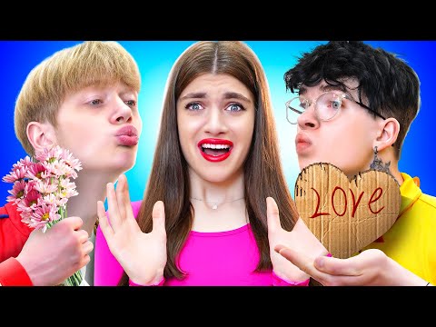 Видео: Бедный Краш против Богатого Краша! Отношения с Миллионером VS Бедным!