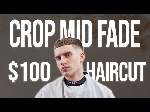 Видео: Стрижка «Укороченный средний фейд» за 100 долларов (урок по всей длине)