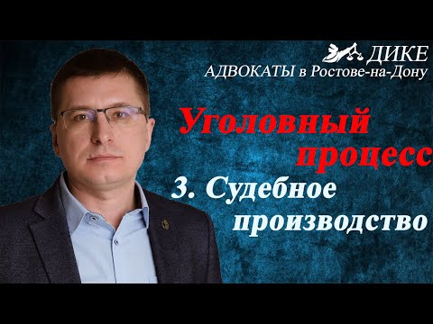 Видео: Уголовный процесс - судебное производство [адвокат Манацков, Ростов-на-Дону, 2020]