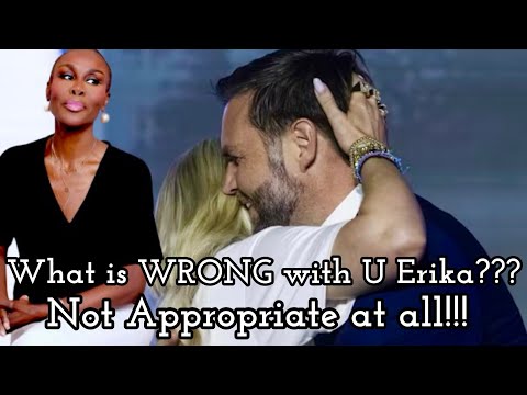 Видео: Эрика проводит пальцами по волосам Джей Ди Вэнса, пока они обнимаются очень близко, слишком долго...