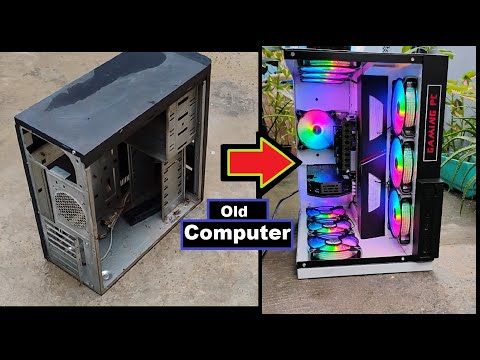 Видео: Old Computer Restoration  Pc  modding  / моддинг корпуса пк
