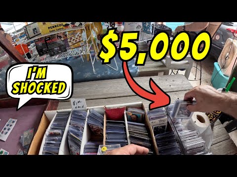 Видео: Я нашел открытку стоимостью 5000 долларов в коробке со скидками на блошином рынке!