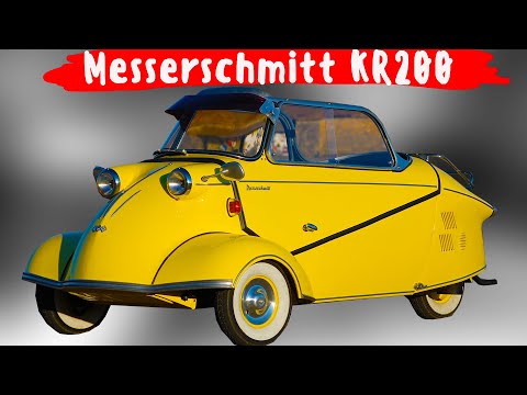 Видео: Что обеспечивало автомобилю Messerschmitt KR200 идеальную управляемость и плавность хода