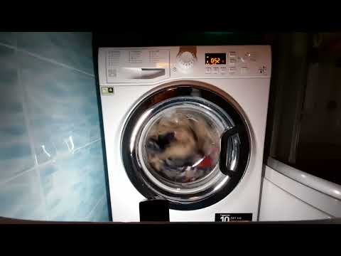 Видео: Стиральная машина Hotpoint-Ariston: Быстро 60' 60° || Полный Цикл
