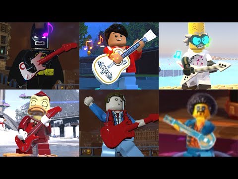 Видео: Все гитаристы в Lego Videogames! (2005 - 2018 годы)