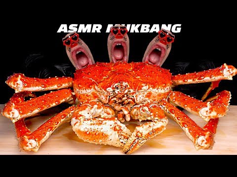 Видео: [Подзаголовок] Живой гигантский камчатский краб ASMR! 🦀