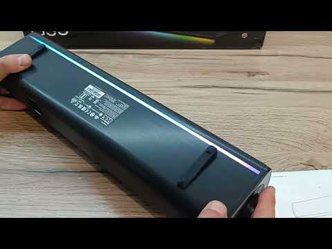 Видео: Обзор компактного саундбара Creative Sound Blaster GS3 с RGB настраиваемой подсветкой